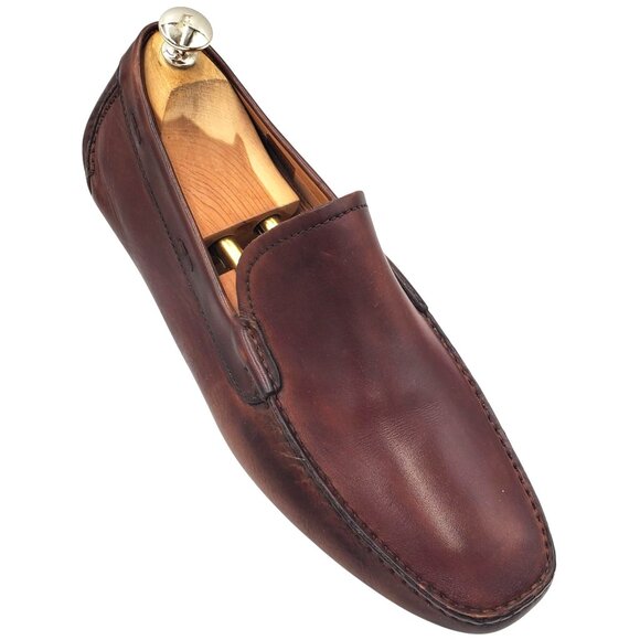 Florsheim Men\'s size 10 Brown Leather Slip-On Casual Driving Loafer Shoes  Spain main image 4